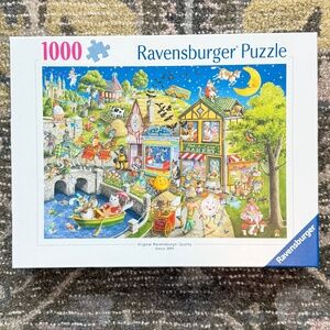 Ravensburger 1000 Piece Jigsaw Puzzle Mother Gooseville